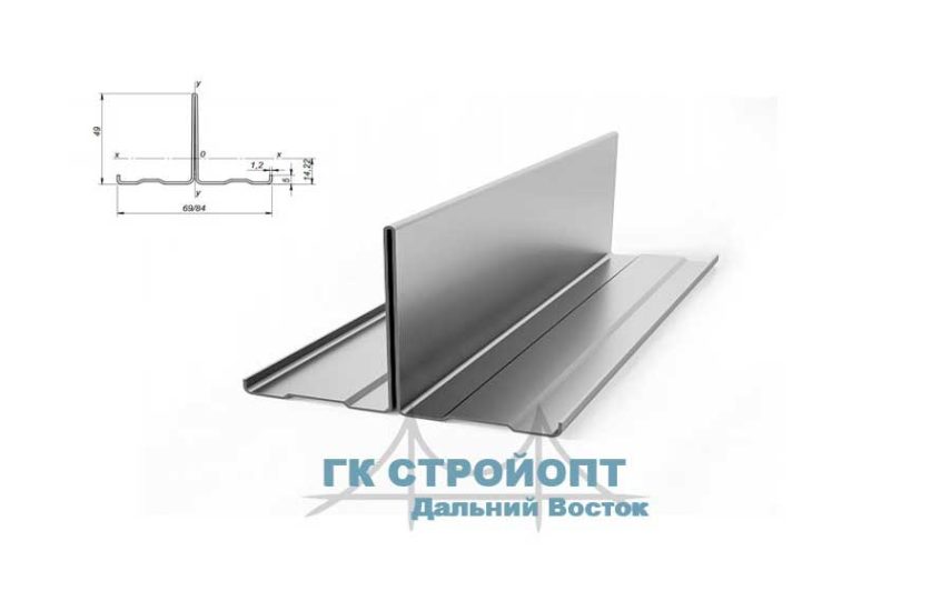 Профиль Т-образный 76х30 мм