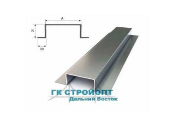 ПРОФИЛЬ ВЕРТИКАЛЬНЫЙ ОСНОВНОЙ  65х21.5х20