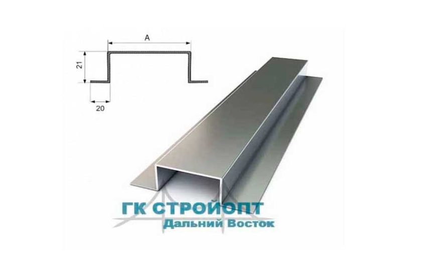 ПРОФИЛЬ ВЕРТИКАЛЬНЫЙ ОСНОВНОЙ 65х21.5х20