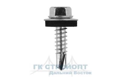 САМОРЕЗ КРОВЕЛЬНЫЙ ОЦИНКОВАННЫЙ/ЦВЕТНОЙ RAL С ШАЙБОЙ