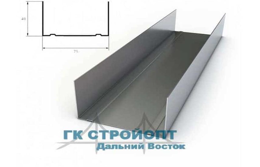 ПРОФИЛЬ НАПРАВЛЯЮЩИЙ (ПН) 100*40ММ