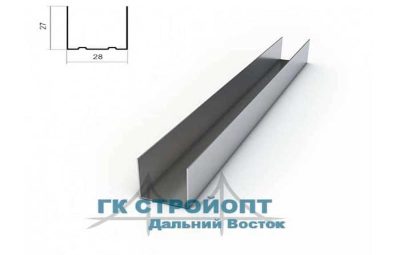 НАПРАВЛЯЮЩИЙ ПОТОЛОЧНЫЙ (ПНП) 28*27ММ