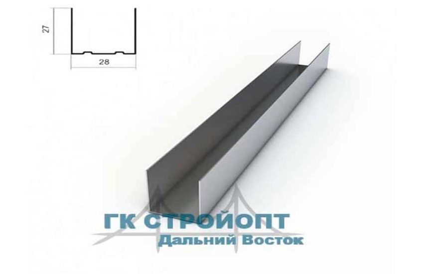 НАПРАВЛЯЮЩИЙ ПОТОЛОЧНЫЙ (ПНП) 28*27ММ