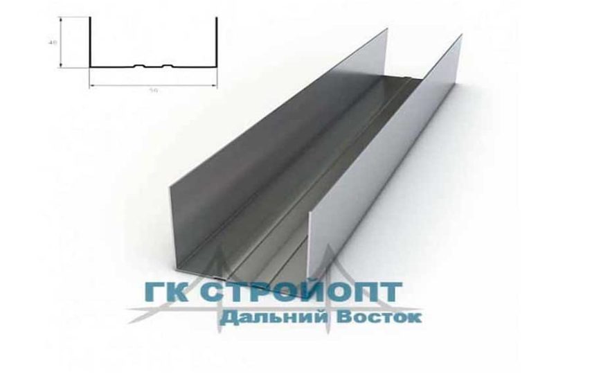 ПРОФИЛЬ НАПРАВЛЯЮЩИЙ (ПН) 50*40ММ