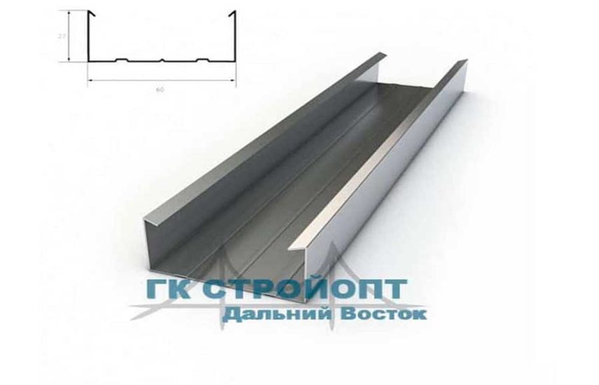 ПРОФИЛЬ ГКЛ ПОТОЛОЧНЫЙ (ПП) 60*27ММ
