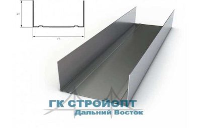 ПРОФИЛЬ НАПРАВЛЯЮЩИЙ (ПН) 75*40ММ