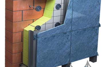 Вентилируемый фасад из керамогранита